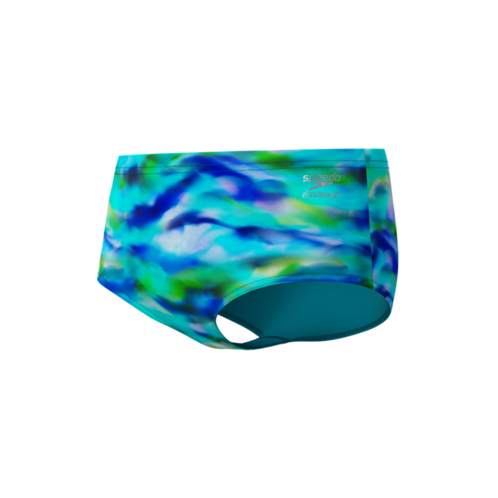 Speedo PRINTED 13.5CM BRIEF GRN/BLU.