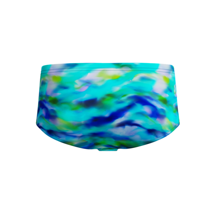 Speedo PRINTED 13.5CM BRIEF GRN/BLU.