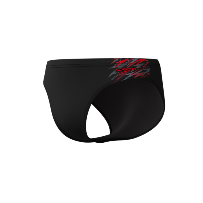 Speedo MEDLEY LOGO BRIEF 7CM BLA/RED