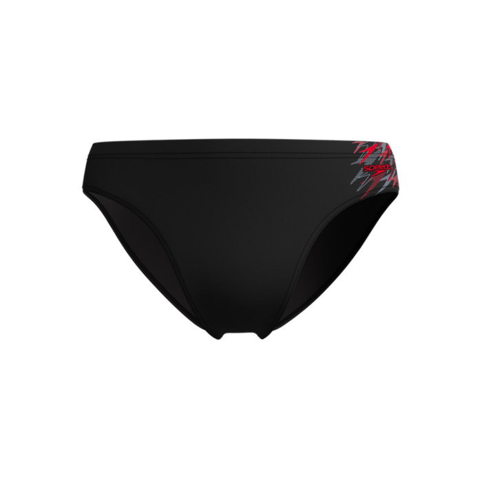 Speedo MEDLEY LOGO BRIEF 7CM BLA/RED