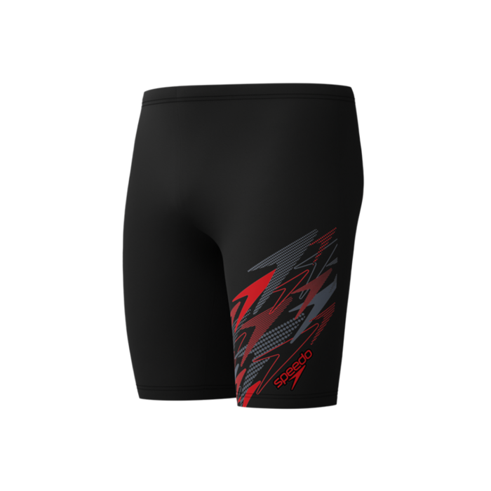 Speedo MEDLEY LOGO JAM BLA/RED