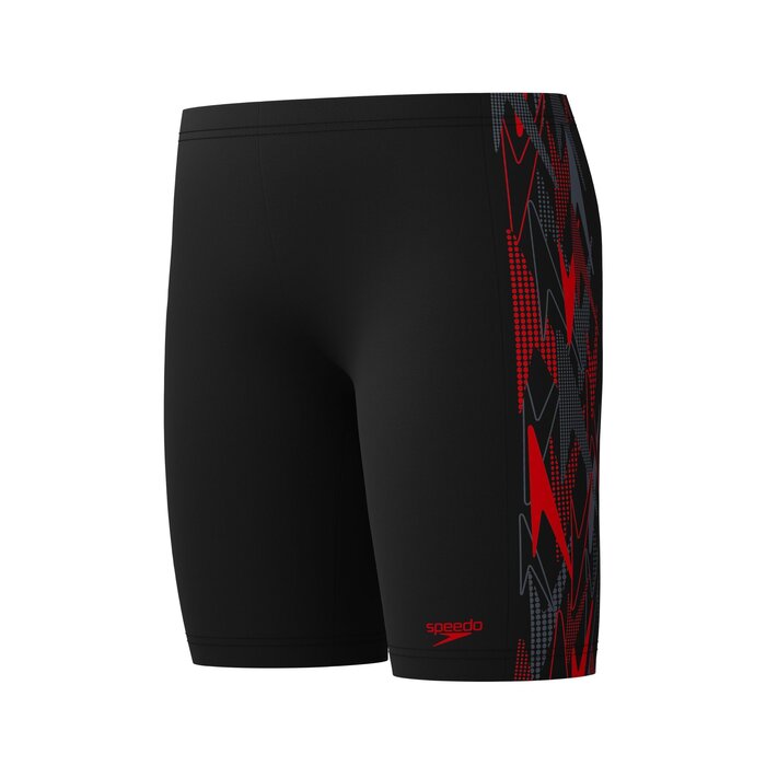 Speedo PLACEMENT JAM BLA/RED