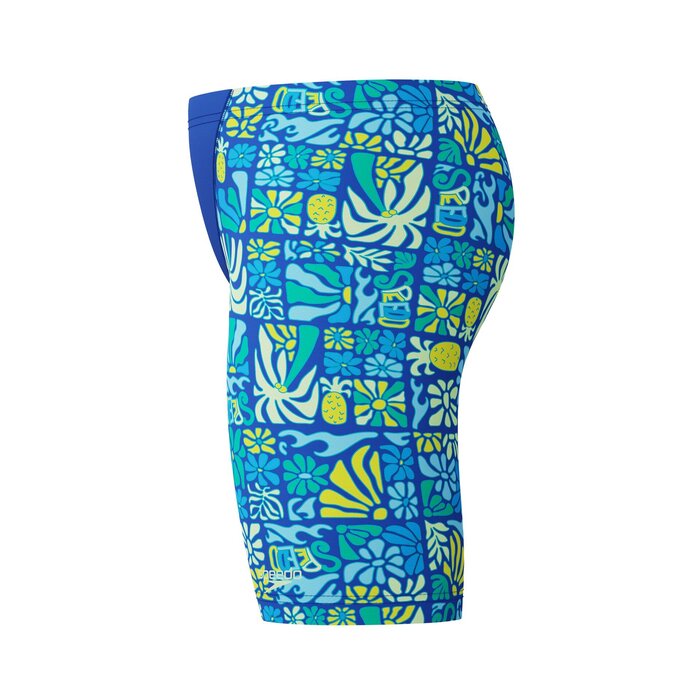 Speedo PRINT V-CUT JAM BLU/GRN