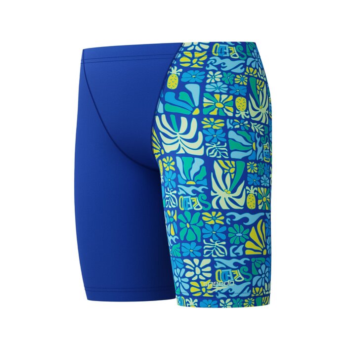 Speedo PRINT V-CUT JAM BLU/GRN