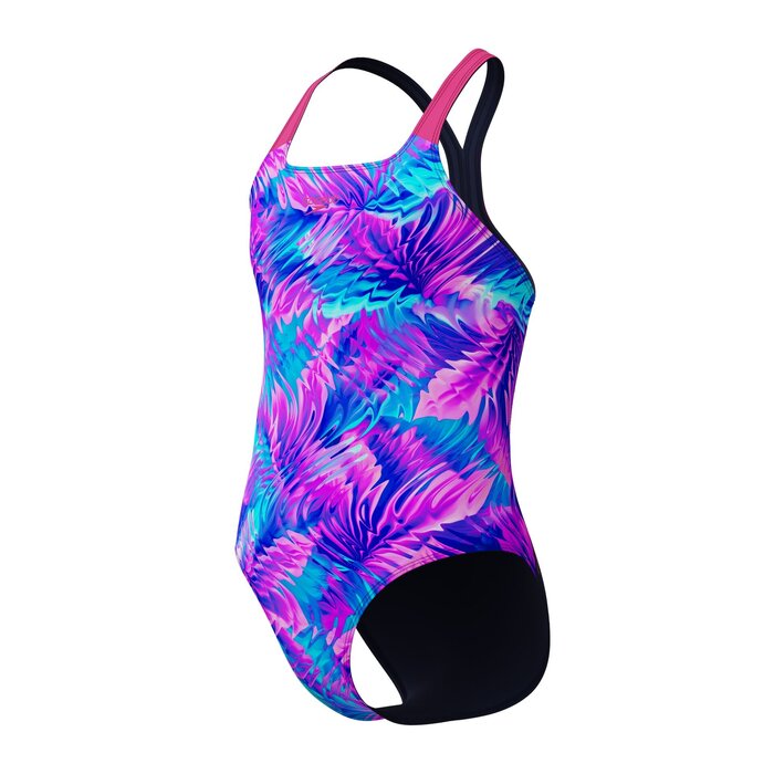 Speedo PRINT POWERB 1P BLA/PIN