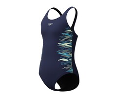 Speedo PLACEM MUSCLEB 1P NAV/GRN