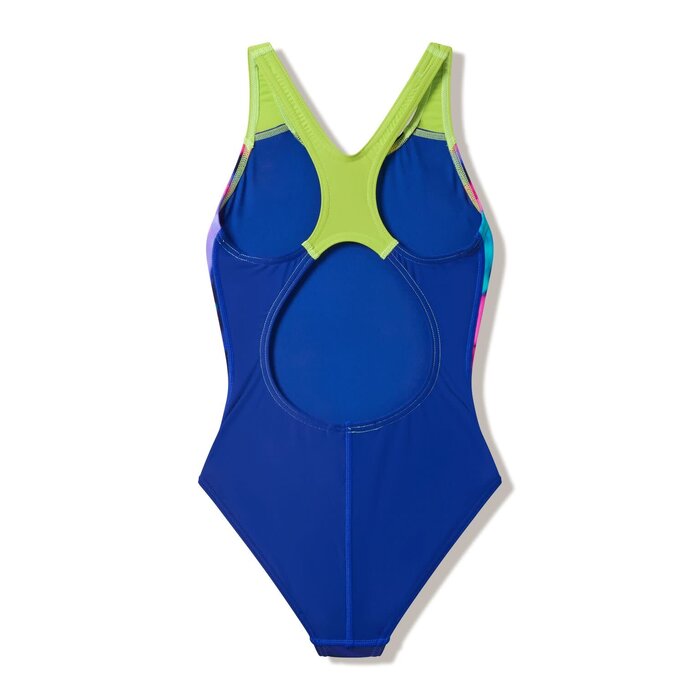 Speedo PRINT SPLASHBACK 1P BLU/GRN