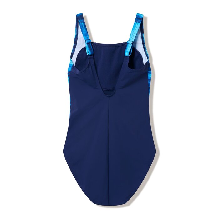 Speedo LUNA LUSTRE PRINTED 1P NAV/BLU