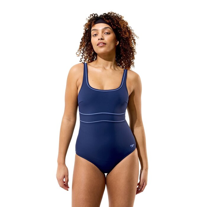 Speedo SOLID CONTOUR ECLIPSE 1P NAV/PUR