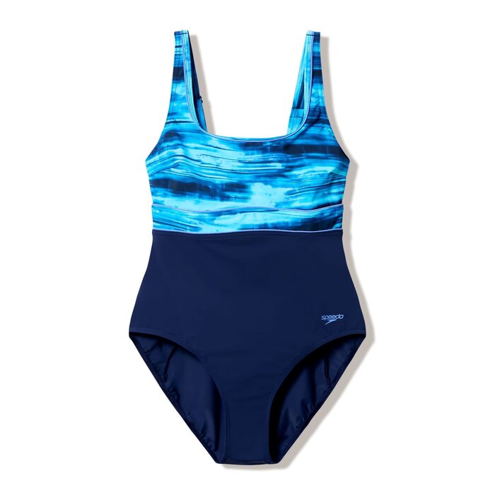 Speedo PRINT CONTOUR ECLIPSE 1P NAV/PUR