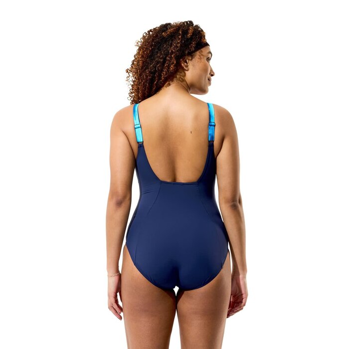 Speedo PRINT CONTOUR ECLIPSE 1P NAV/PUR