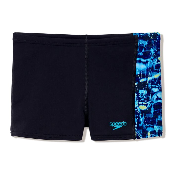 Speedo PRINT PANEL AQUASHORT BLA/GRN