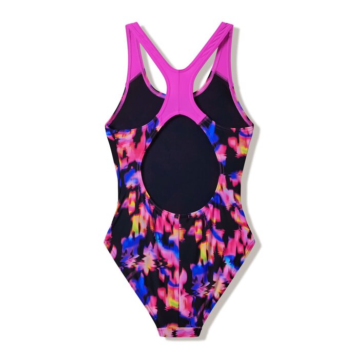 Speedo PRINT SPLASHBACK 1P BLA/PIN