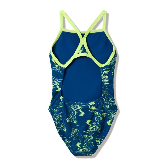 Speedo PRINTED TURNBACK NAV/GRN
