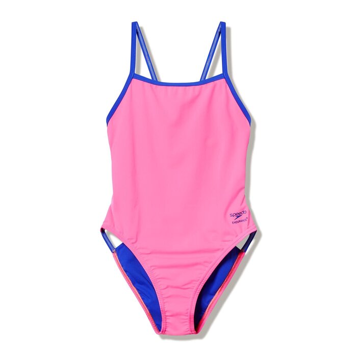 Speedo SOLID TRI BACK PIN/BLU