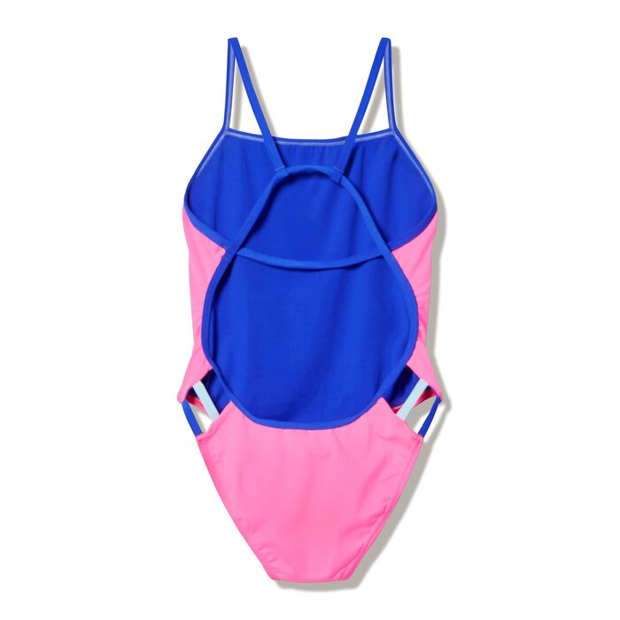 Speedo SOLID TRI BACK PIN/BLU