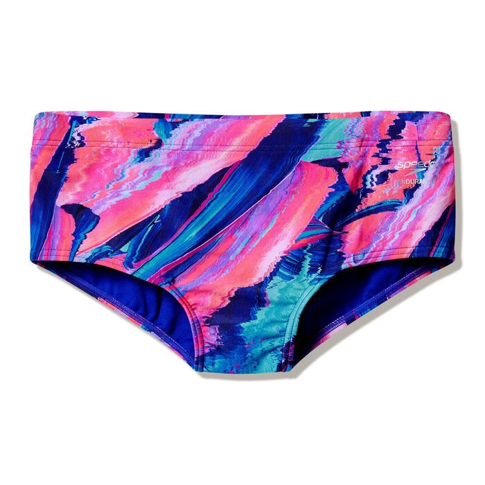 Speedo PRINTED 13.5CM BRIEF BLU/PIN