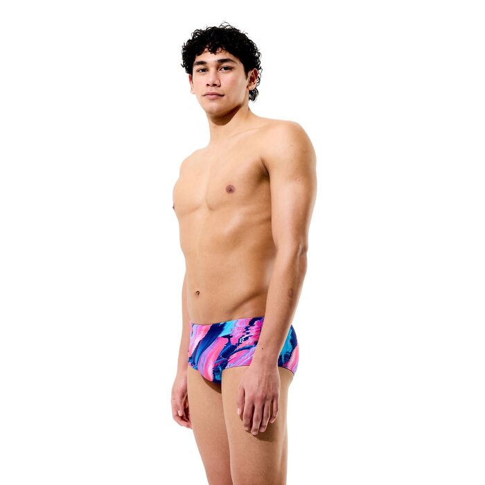 Speedo PRINTED 13.5CM BRIEF BLU/PIN