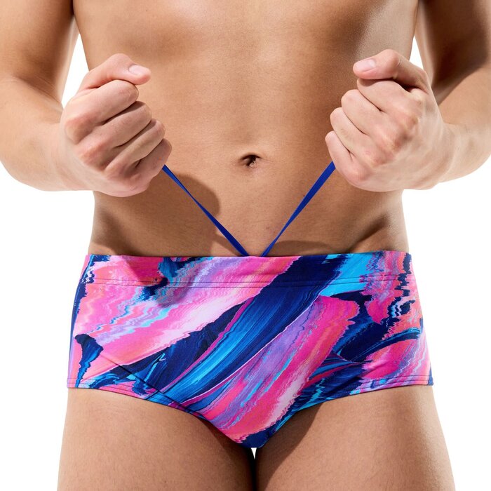 Speedo PRINTED 13.5CM BRIEF BLU/PIN