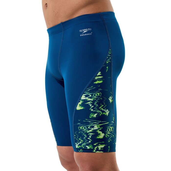 Speedo SPL PRINTED JAMMER NAV/GRN
