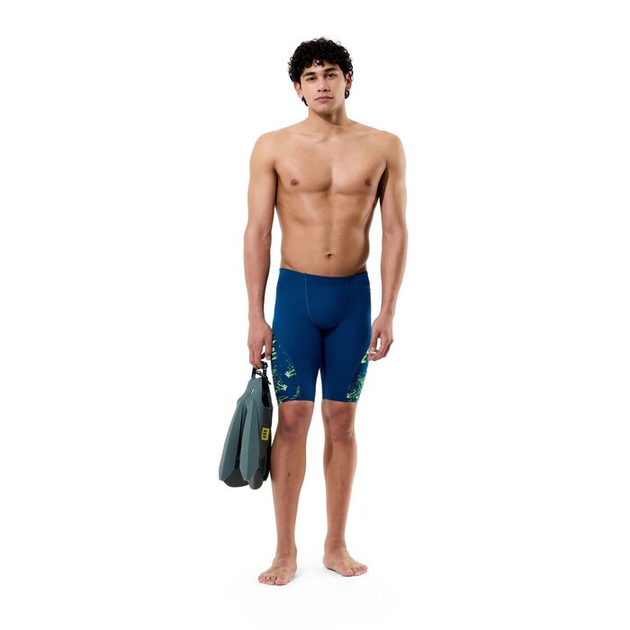 Speedo SPL PRINTED JAMMER NAV/GRN