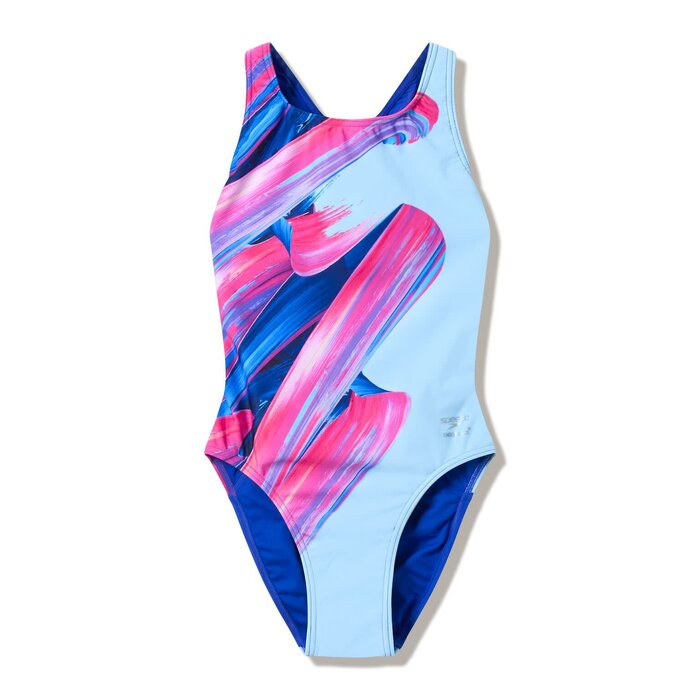 Speedo PLACEMENT PRINT POWERBACK BLU/PIN
