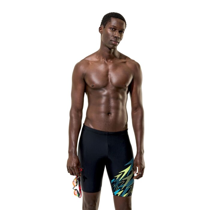 Speedo MEDLEY LOGO JAMMER BLA/GRN