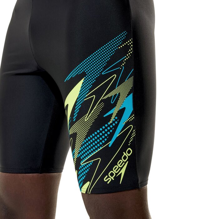 Speedo MEDLEY LOGO JAMMER BLA/GRN