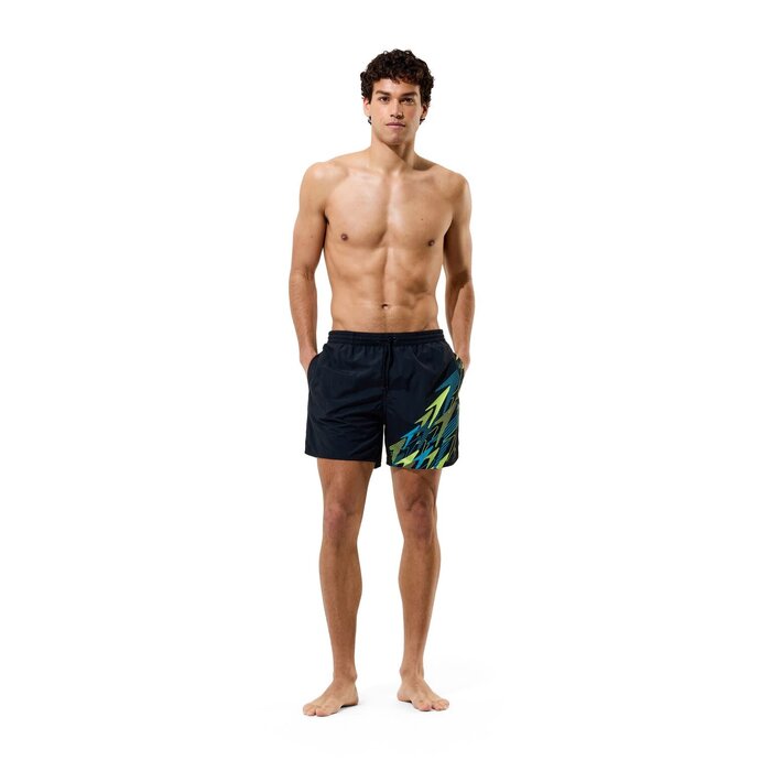 Speedo MEDLEY LOGO WATERSHORT 16 BLA/GRN