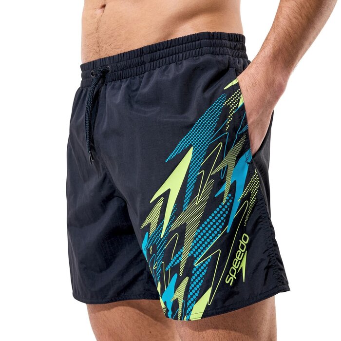 Speedo MEDLEY LOGO WATERSHORT 16 BLA/GRN