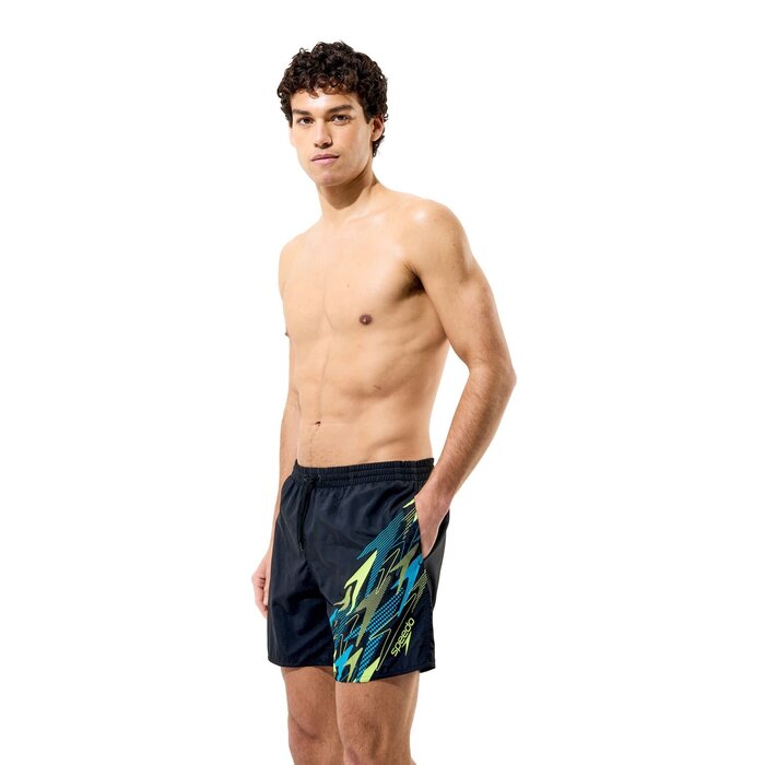 Speedo MEDLEY LOGO WATERSHORT 16 BLA/GRN