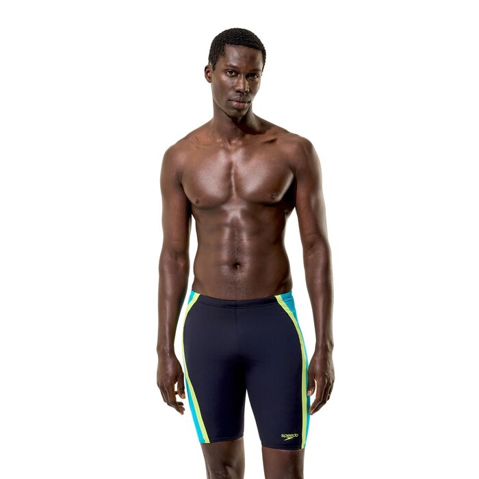 Speedo SOLID SPLICE JAMMER BLA/GRN