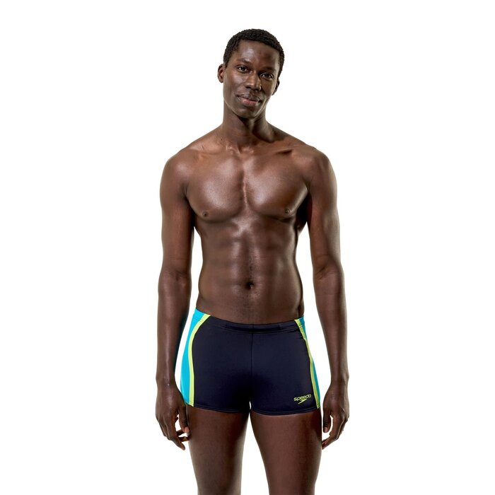 Speedo SOLID SPLICE AQUASHORT BLA/GRN