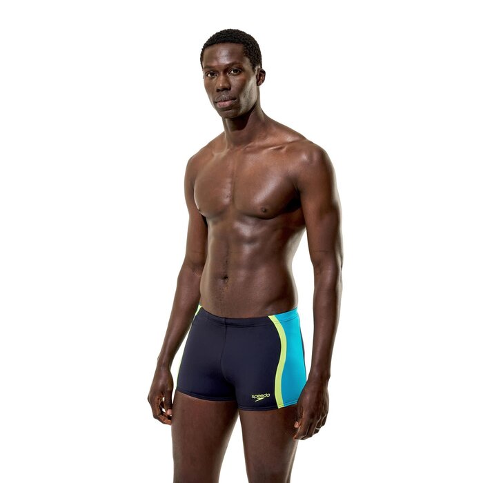 Speedo SOLID SPLICE AQUASHORT BLA/GRN