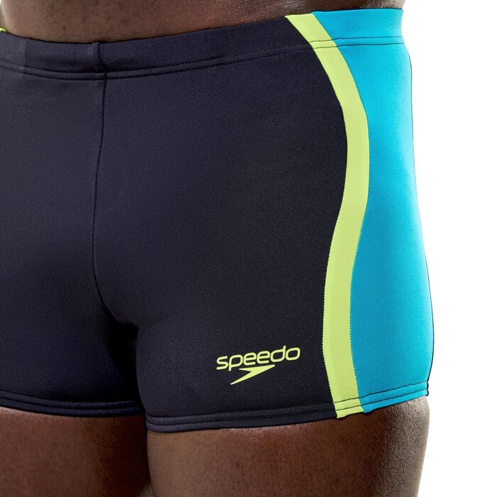 Speedo SOLID SPLICE AQUASHORT BLA/GRN