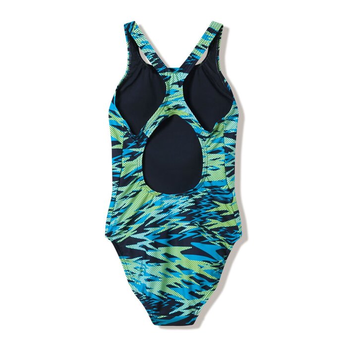 Speedo HYPERBOOM PRINT MEDALIST 1P GRN/BLA