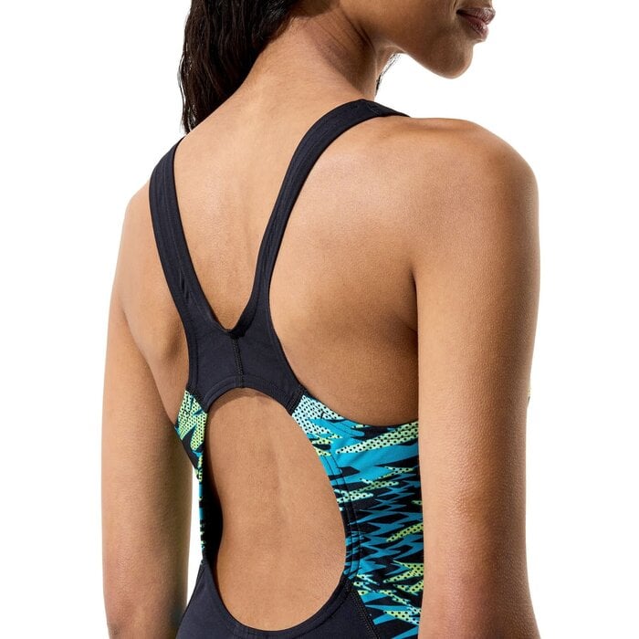 Speedo HYPERBOOM SPLICE MUSCLEB 1P BLA/GRN