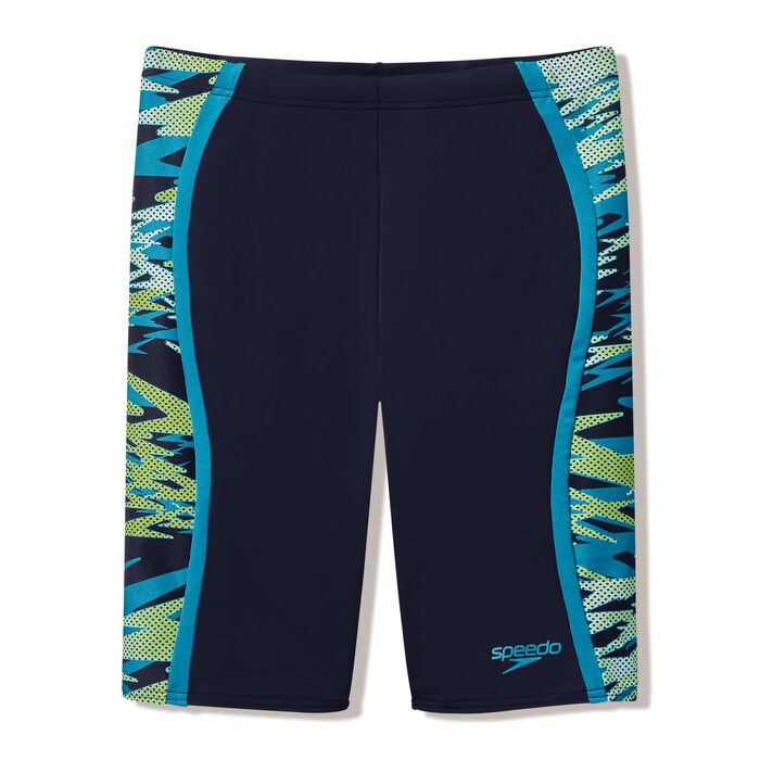Speedo HYPERBOOM SPLICE JAMMER BLA/GRN