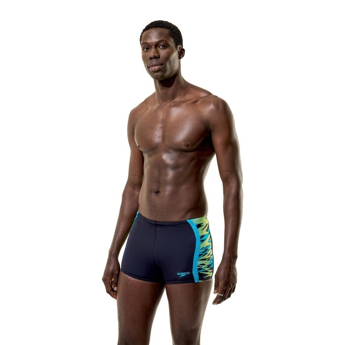Speedo HYPERBOOM SPLICE AQUASHORT BLA/GRN