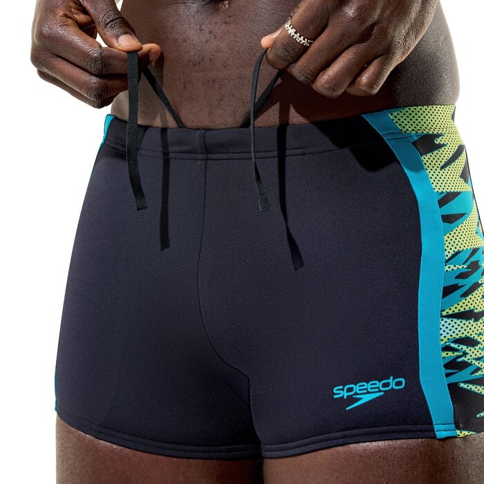 Speedo HYPERBOOM SPLICE AQUASHORT BLA/GRN