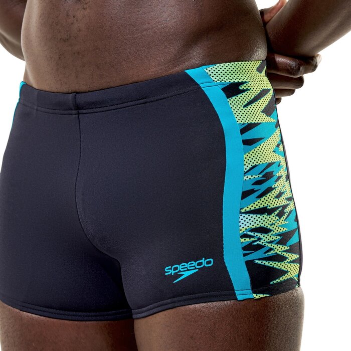 Speedo HYPERBOOM SPLICE AQUASHORT BLA/GRN