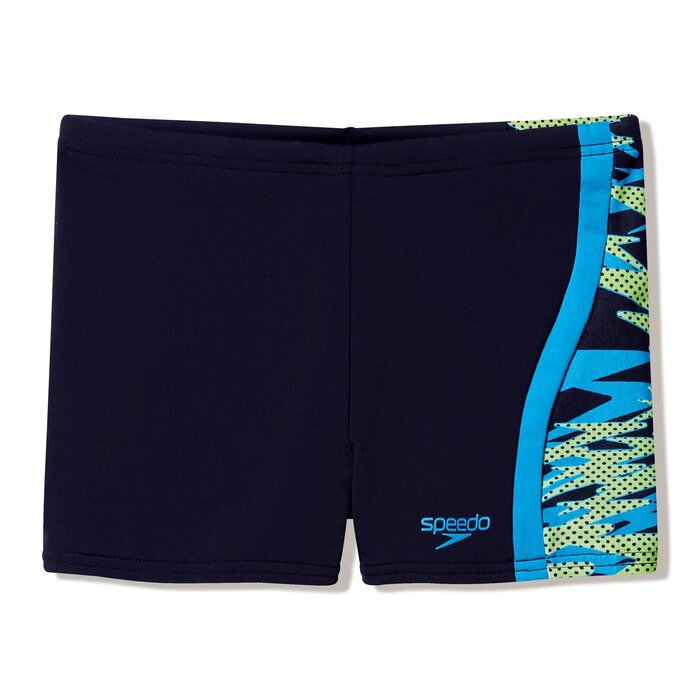 Speedo HYPERBOOM SPLICE AQUASHORT BLA/GRN