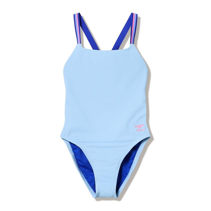 Speedo SOLID COMFORT V-BACK BLU/PIN