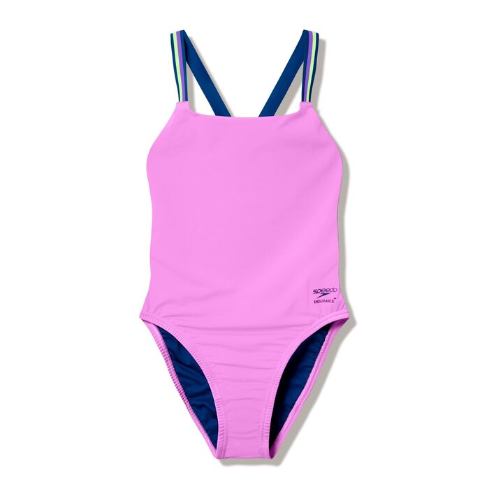 Speedo SOLID COMFORT V-BACK PIN/GRN