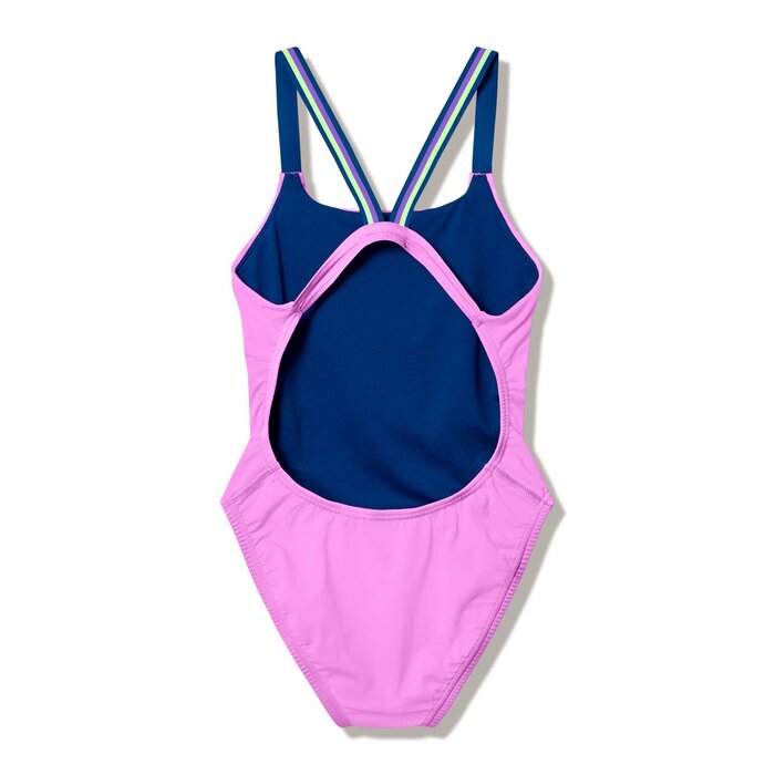 Speedo SOLID COMFORT V-BACK PIN/GRN