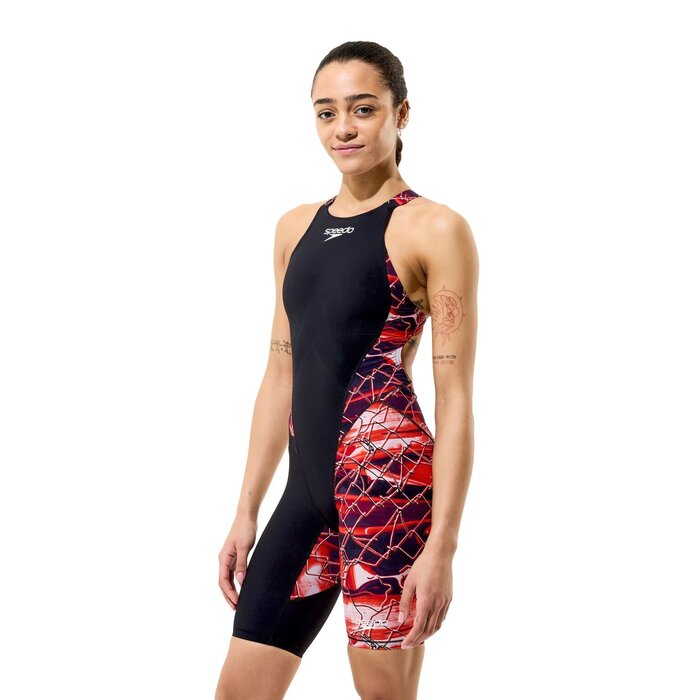 Speedo FS LZR HYPERPRO PR KNEESKIN BLA/RED