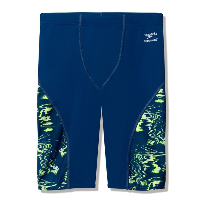 Speedo SPL PRINTED JAMMER NAV/GRN