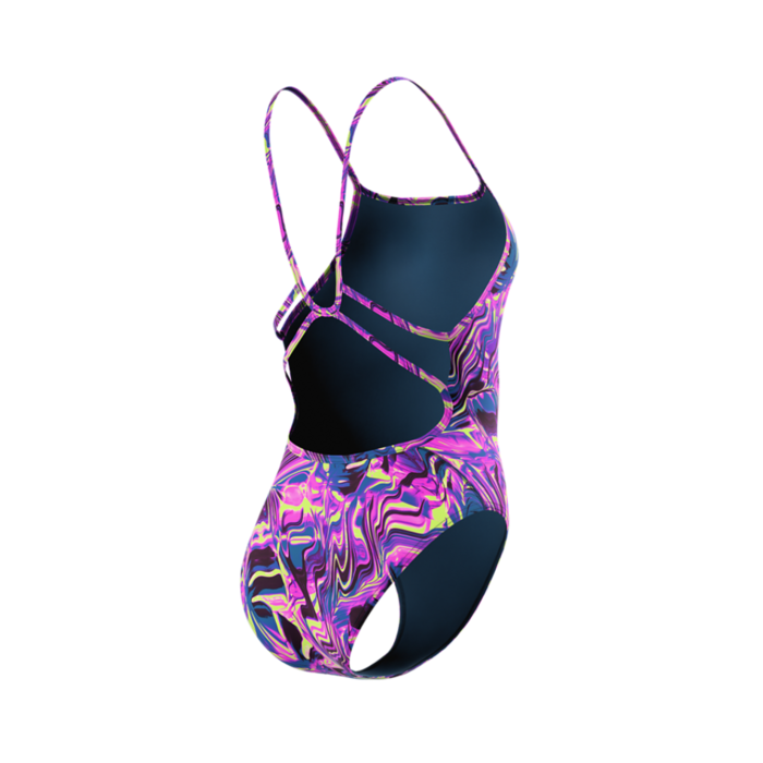 Speedo PRINTED WEB BACK PIN/GRN