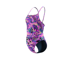 Speedo PRINTED WEB BACK PIN/GRN