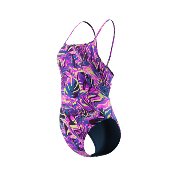 Speedo PRINTED WEB BACK PIN/GRN